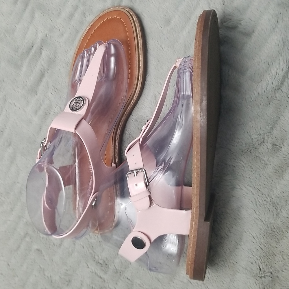 Tommy Hilfiger pink bennia sandals size 8
